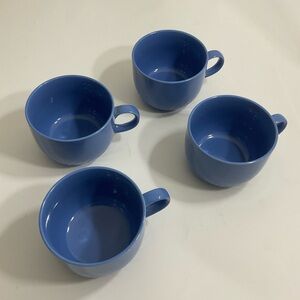 RS Japan stoneware blue small cups set of 4